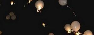 Spust helijevih balonov - romantično presenečenje z baloni